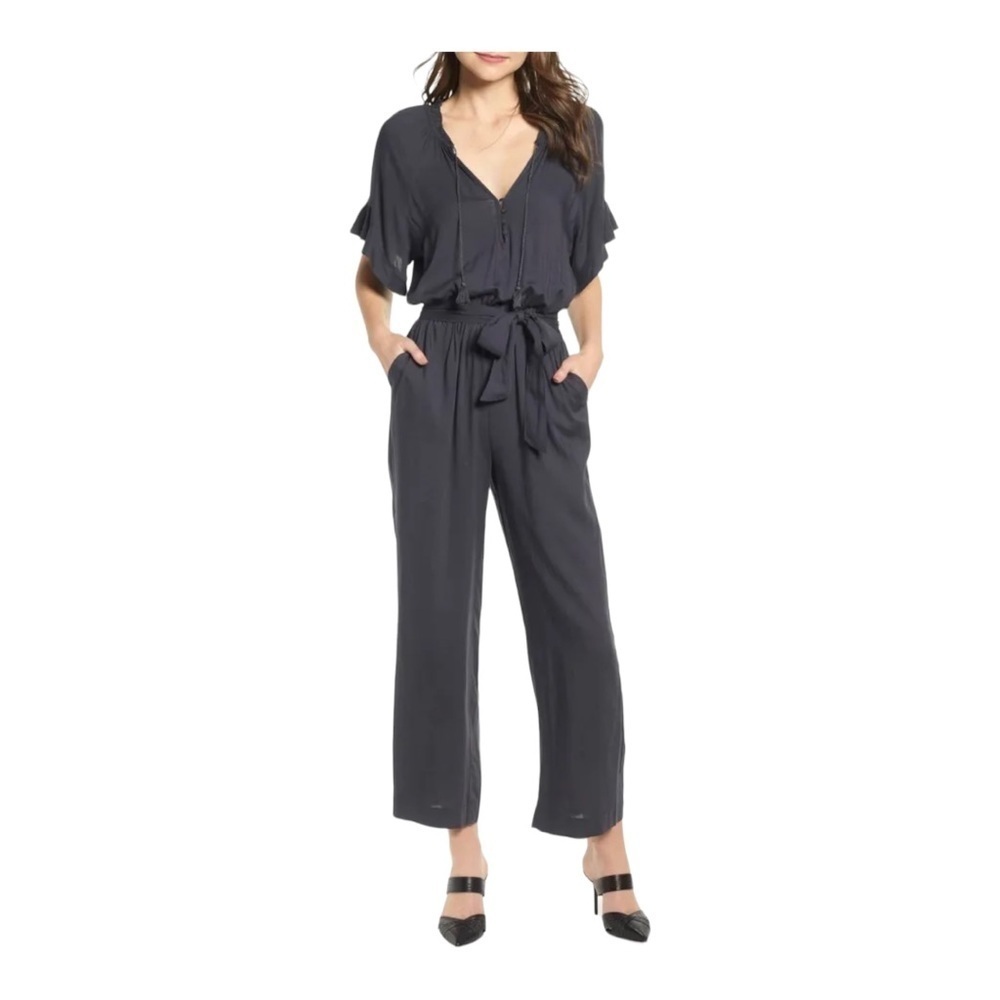 Paige Harmony Gray Jumpsuit in size S